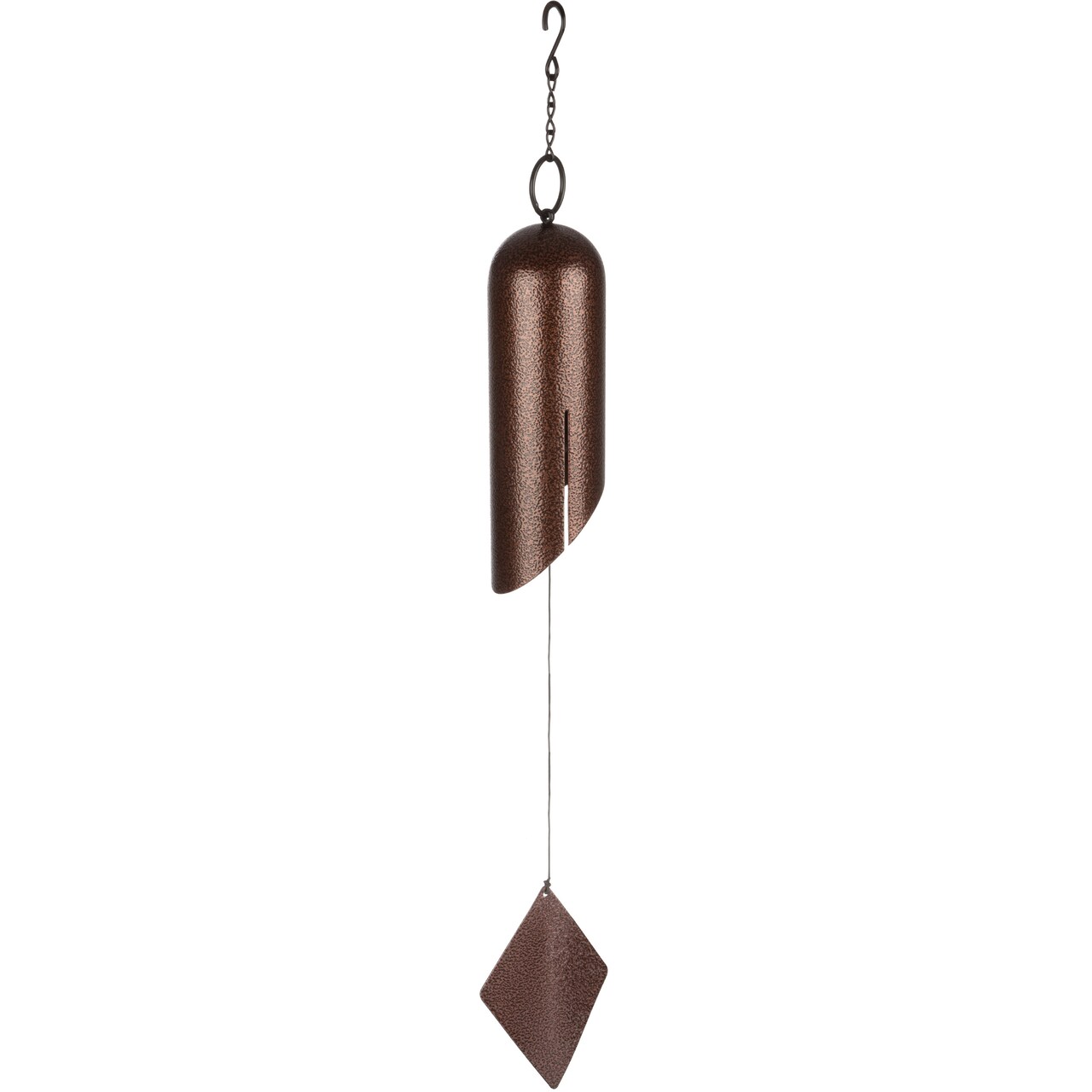 Pure Garden 27In Metal Wind Chimes Bronze Deep Tone Serenity Bell Outdoor Decor